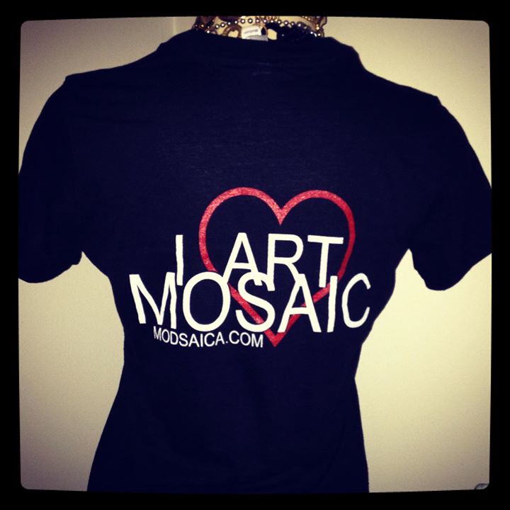 I ART MOSAIC! Back of the T’ For Men and Woman